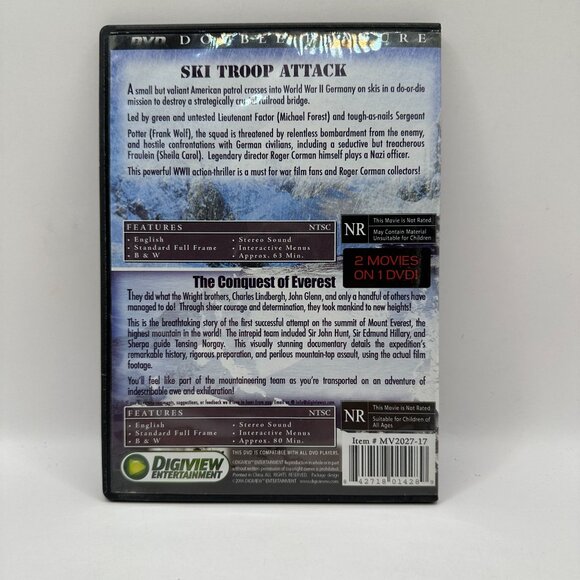 Ski Troop Attack/the Conquest of Everest Double Feature DVD - Picture 3 of 4